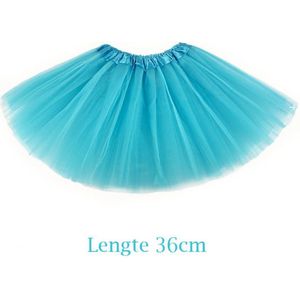 Tutu aquablauw kind - 36 cm