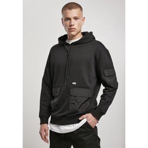 Urban Classics - Commuter Hoodie/trui - S - Zwart