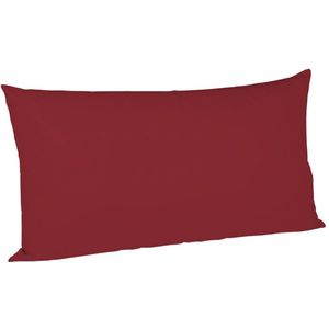 Sleepling 40 x 80 cm satijnen kussensloop | kussenhoes van 100% zijdezachte katoen | voor hoofdkussens, sierkussens, decoratiekussens | Made in EU | wasbaar op 60 graden | bordeaux