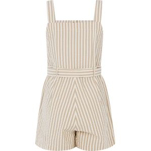 Protest Prtfelice – Playsuit Dames – Knoopsluiting – Ceintuur – Bamboobeige
