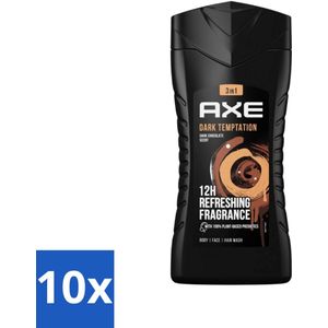 Axe 3-in-1 Douchegel Dark Temptation 250 ml - Bulkverpakking - 10 stuks