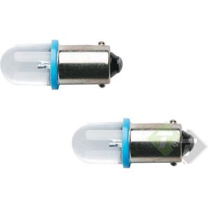 LED autolamp blauw, 12 Volt, 0,2 Watt, 2 delig