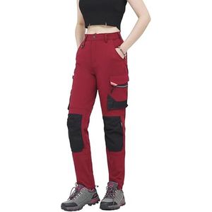 Dames Slim Fit Werkbroek met Stretch en Cordura Kniebeschermers