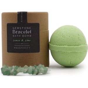 Groene Bruisbal met Aventurijn armbandje - Lemon & Lime