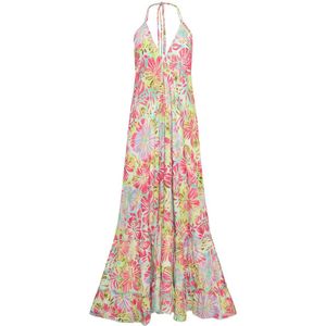 Dames jurk - Zomer jurk voor Volwassenen - Ibiza - Bohemian Maxi jurk - Strandjurk - Roze