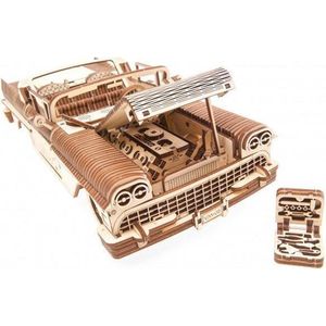 Houten 3D puzzel - houten bouwpakket - cabriolet VM-05 - Ugears - 739 onderdelen