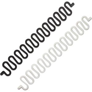 Haarbreigereedschap voor Franse Haarstyling Clip Twist Vlecht - Haaraccessoires voor Meisjes en Dames (Zwart en Wit)