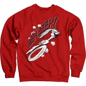 Looney Tunes BEEP BEEP Sweatshirt Red-S