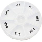 Pillendoosje - Blauw - Kunststof - Met 7 Compartimenten