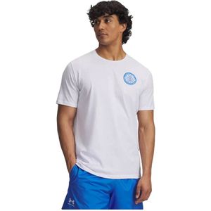 Under Armour - Armour Club - T-shirt - Wit - Korte Mouwen