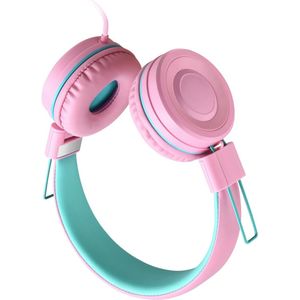 Koptelefoon kinderen met draad - Kinderkoptelefoon - Bedrade hoofdtelefoon - Veilig volume - School - Tablet - Laptop - Reizen - Muziek luisteren