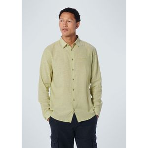 No Excess Mannen Lange Mouwen Overhemd Licht Groen XXL