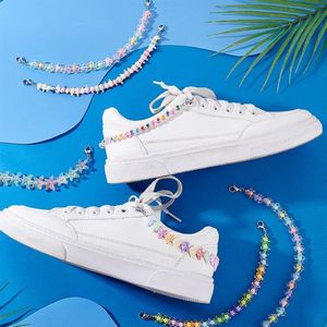 TTGoods - 12-delige Acryl Schoenketting Set met Kleurrijke Kralen in 6 Stijlvolle Designs voor Casual Schoenen - Bloem, Ster, Oceaan Thema - Decoratie Accessoires voor Sneakers, Klompen en Sandalen
