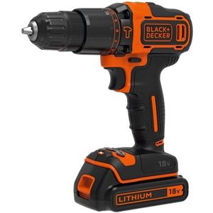 Accu-klopboormachine - BLACK & DECKER - BDCHD18S32-QW - 18 V - 1 accu 1,5 Ah