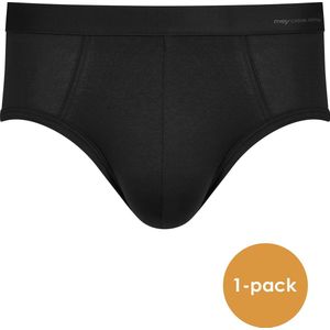 Mey Casual Cotton classic briefs (1-pack) - heren maxi-slip met zachte tailleband - zwart - Maat: XXL