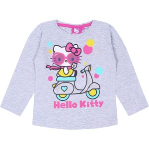 Grijs gemêleerd shirt - Hello Kitty