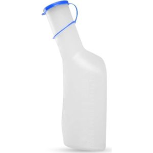 Urinefles voor mannen 1000 ml - Draagbare, duurzame kunststof met duidelijke meetlijnen