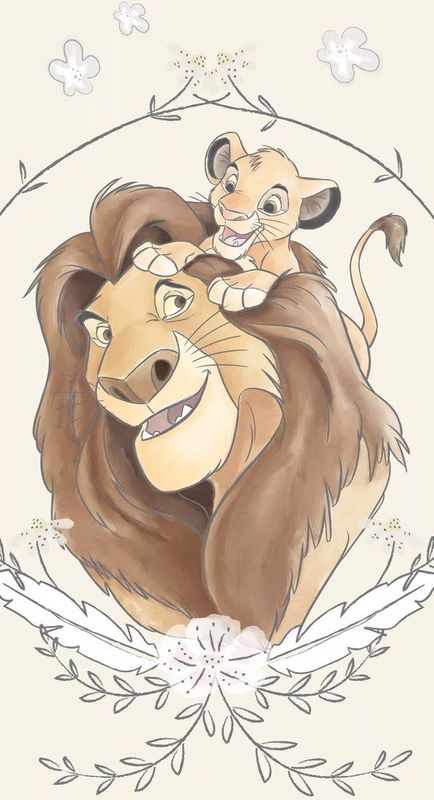 The Lion King - Strandlaken - 70 x 140 cm