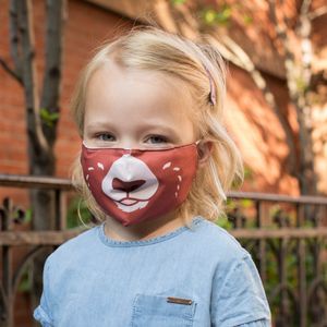 Kikkerland Kinder Mondmasker - Beer