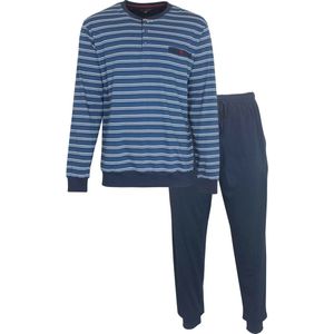 Paul Hopkins - Heren Pyjama - Blauw - Maat S