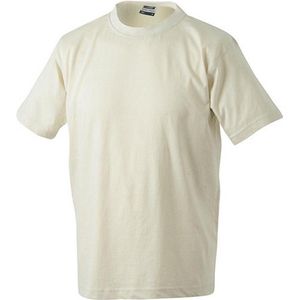 James and Nicholson Unisex Zware Ronde Tee (Steen)