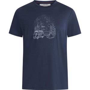 Icebreaker M Mer 150 Tech Lite III SS Tee Van Camp - - Outdoor Kleding - Fleeces en Truien - T-Shirt