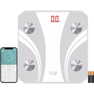Slimme Digitale Weegschaal met Bluetooth - Voor Gewichtsverlies en Lichaamssamenstelling Aanzicht
