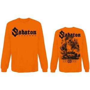 Sabaton Legends Heren Shirt met lange mouwen - oranje - S