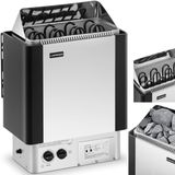 Uniprodo - Saunakachel - 6 kW - 30 tot 110 ° C - incl. bedieningspaneel