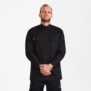 Engel Extend herenoverhemd 7181-810 - Black - 43/44