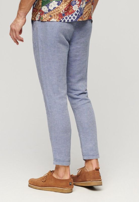 Superdry - Linnen Broek - Trekkoord - Losse Pasvorm