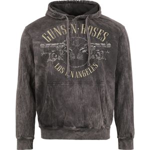 Guns N' Roses Bullet Logo Heren Trui met capuchon - grijs - M