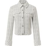 comma - Indoor-Jacke - Bouclé Jersey Jack - Luxe - Met Lange Mouwen