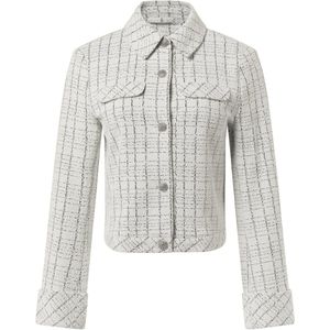 comma - Indoor-Jacke - Bouclé Jersey Jack - Luxe - Met Lange Mouwen