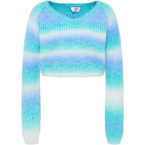 myMo - Biany - Gebreide Trui - Pasteltinten - Korte Model - V-hals