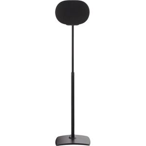 Sanus WSSE3A1-B2 adjustable speaker stand - verstelbaar in hoogte - luidsprekerstandaard - optimale luisterhoogte - kabelbeheer - geschikt voor Sonos ERA 300 - Zwart