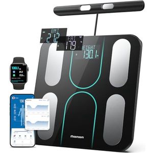 Digitale Badkamerweegschaal met 8 Elektroden en 28 Lichaamsgegevens