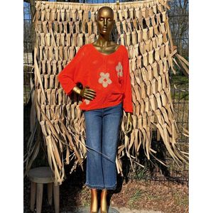 Truitje - Top - Fiory - Oranje - One Size (maat 36 t/m 40/42)