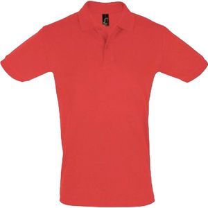 SOLS Heren Perfect Pique Korte Mouw Poloshirt (Hibiscus)