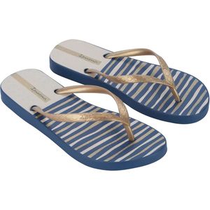 Ipanema - Classica Happy XII - Teenslippers - Blauw - Goud - Beige - 40 EU