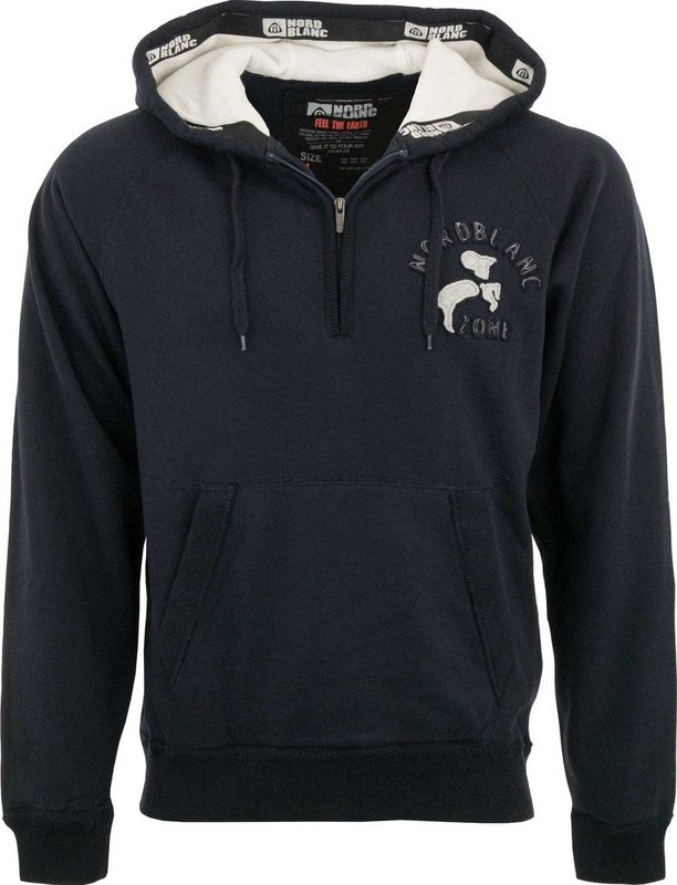 Nordblanc - Heren Hoodie - Blauw - 1/4 Zip