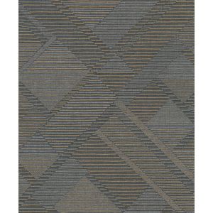 Dutch Wallcoverings - Asperia- Klee zwart/goud - vliesbehang - 10m x 53cm - A55401
