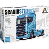 1:24 Italeri 3961 Scania S770 V8 Normal Roof Truck 4x2 - Limited Edition Plastic Modelbouwpakket