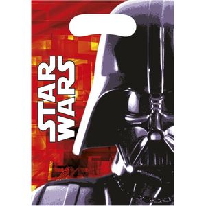 PROCOS - 6 feestzakjes Darth Vader Star Wars - Decoratie > Feestzakjes