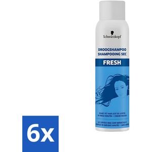 Schwarzkopf - Droogshampoo - Fresh - 150ml - Voordeelverpakking - 6 stuks