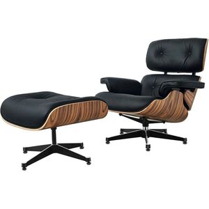 Crossover Retail® - Fauteuil - Memory Foam - Loungeset - Ergonomische Zithouding - Relaxstoel - RelaxFauteuil - 360° - Lounge stoel - Zwart / Bruin