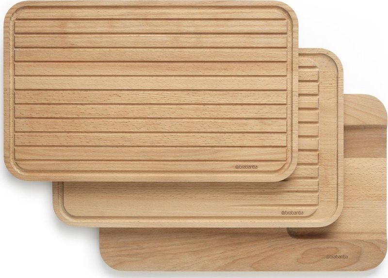 Brabantia Profile Houten Snijplanken - Snijplankenset 3-delig