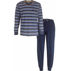 Paul Hopkins - Heren Pyjama - 100% Katoen - Donker Blauw - Maat M