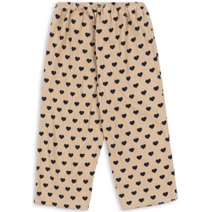 Wide leg met hartjesprint 122-128