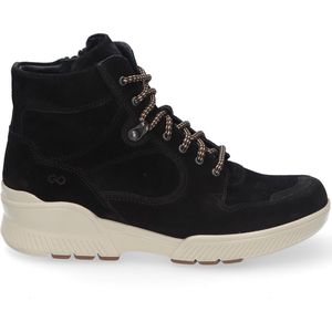 Durea - 9713 - Veterschoenen - Zwart - Leer